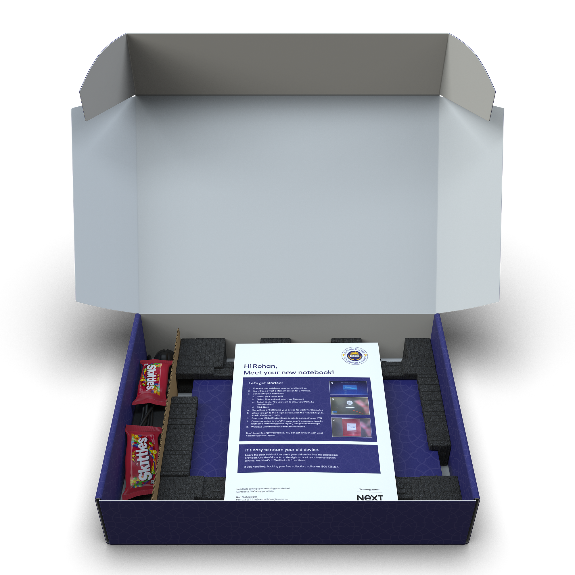 Al Faisal - Opened Box - PNG