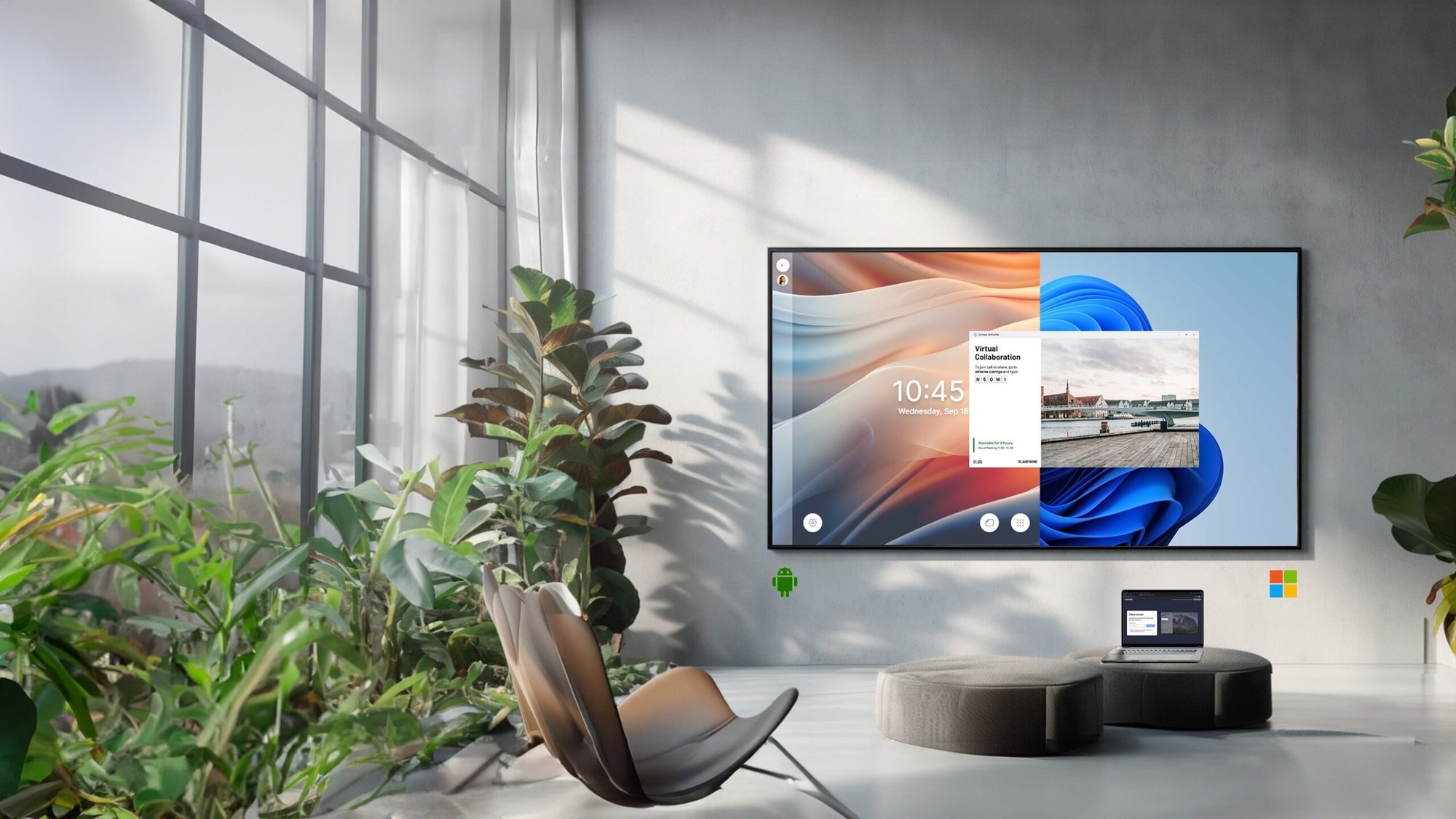 Virtual Airtame - Split Screen